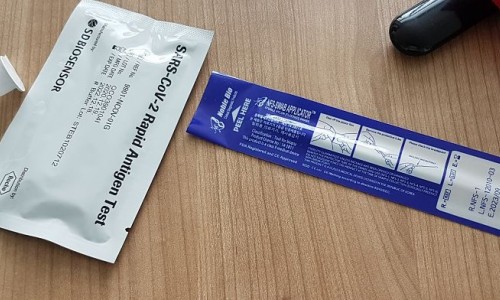 Erster Corona-Selbsttest an der GSF