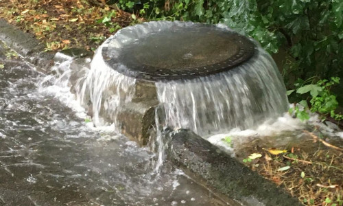Wasserschaden durch Unwetter